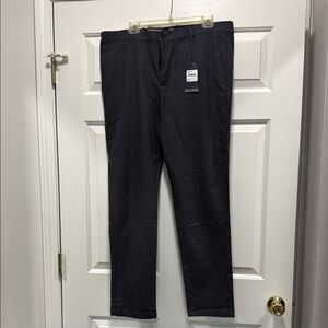 Ben Sherman Black and Charcoal Men's Dress Trousers